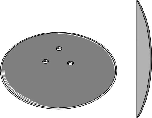 Såmaskinskive Ø350x3