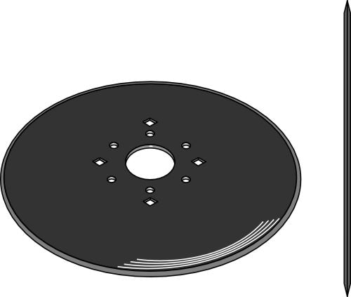 Såmaskinskive Ø380x4