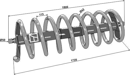 Spiralvalse 2700 - høyre modell