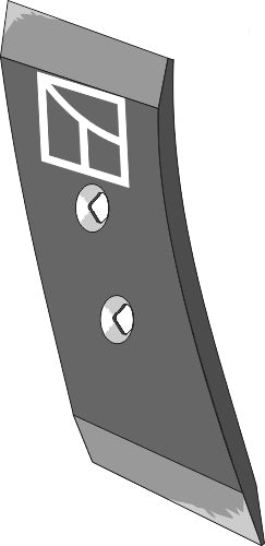 Vendbar spiss S1W R - 70x12 - høyre