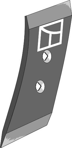 Vendbar spiss S1W L - 70x12 - venstre