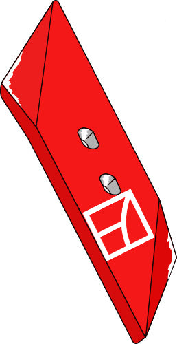 Vendbar spiss 70x13 - venstre