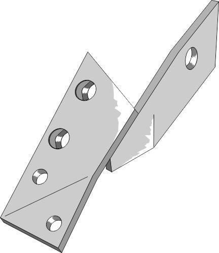 Brakett for vendbar spiss - høyre