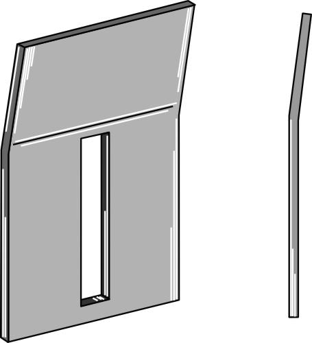 Skrape for pakkeruller