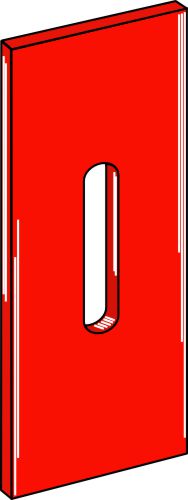 Skrape for pakkeruller