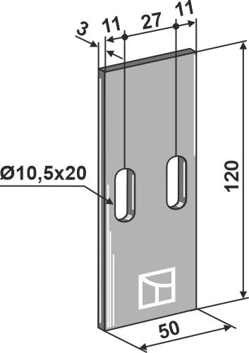 Skrape for pakkeruller
