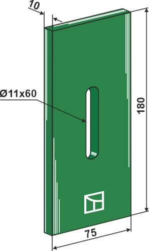 Greenflex plastskrape for pakkeruller