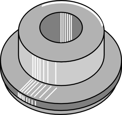Utvendig bøssing 12xØ12,5xØ35