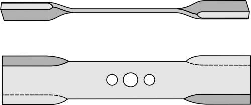 Flytteblad 400 mm - høyre