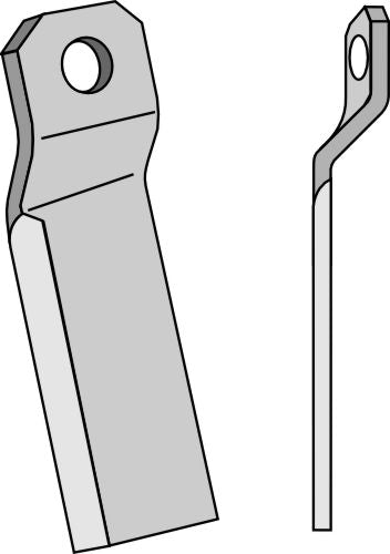 Vridd knuseblad 360x100mm - langt - høyre