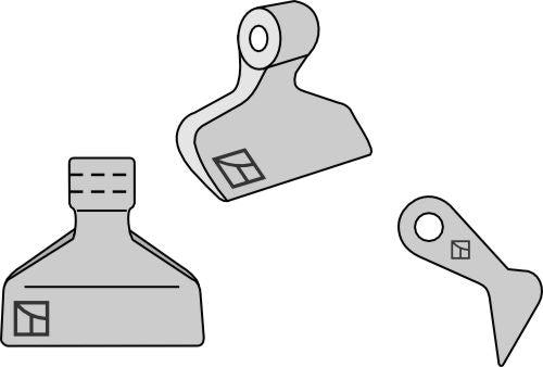Beskjæringshammer 120x40mm