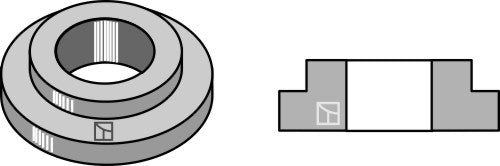 Foring for halmhakkekniv