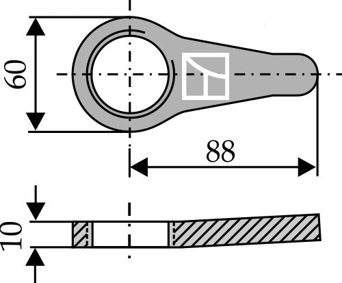 Låsemutter - standard