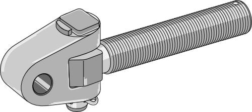 Svingbar strekkstang M36x3