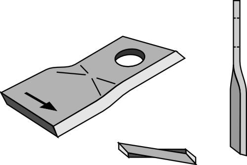 Roterende klipperblad 112x48mm