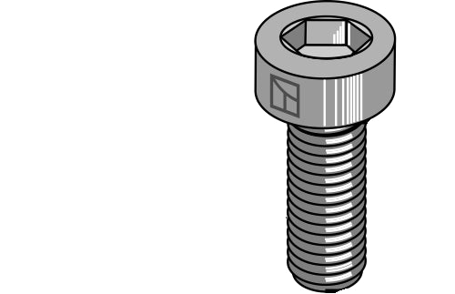 Sekskantbolt M8 - 8,8