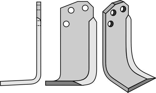 Blad 192x70mm, venstre