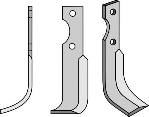 Blad 210x30mm, venstre