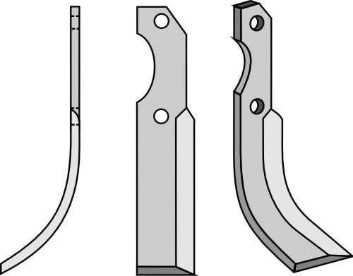 Blad 210x35mm, venstre
