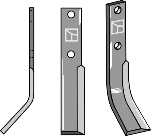 Roterende tind 290x35mm, venstre