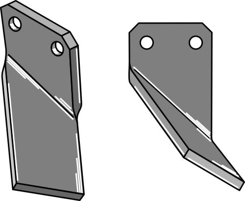 Roterende tind 155x80mm, høyre