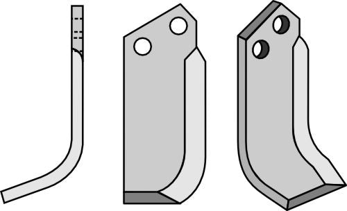 Blad 147x50mm, venstre