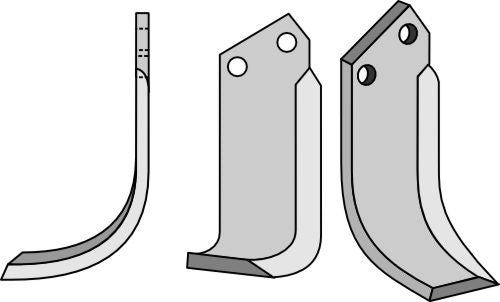 Blad 210x80mm, venstre