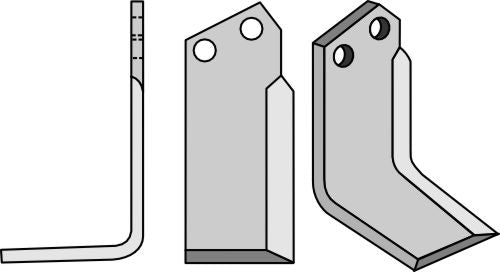 Blad 185x80mm, venstre