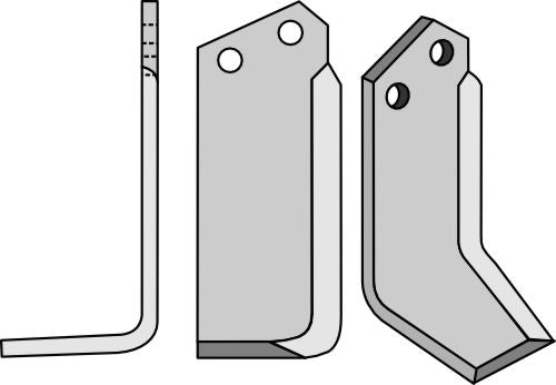 Blad 220x90mm, venstre