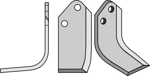Blad 165x80mm, venstre