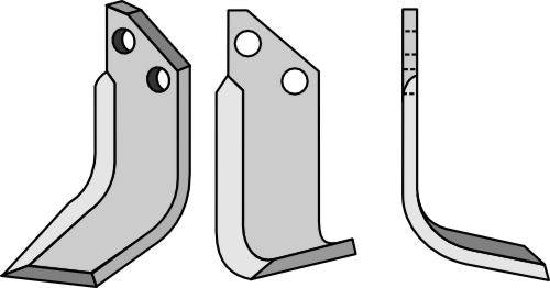 Blad 140x50mm, høyre