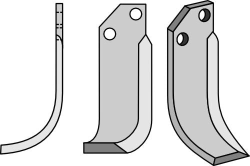 Blad 193x50mm, venstre