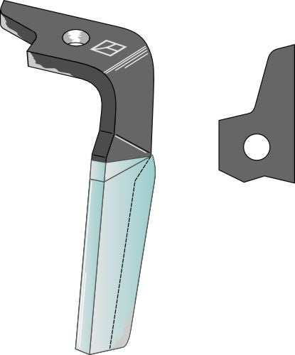 Tind for rotorharver (DURAFACE) 300 mm, venstre