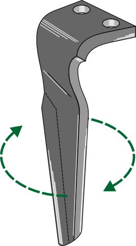 Tind for rotorharver 310 mm, høyre