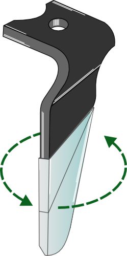 Tind for rotorharver (DURAFACE), venstre