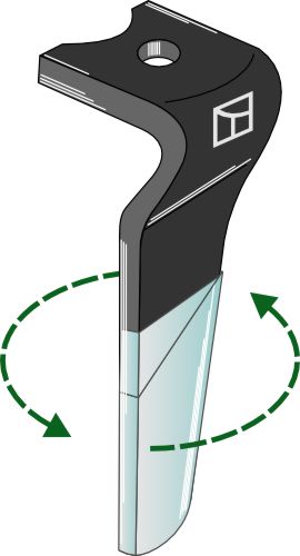 Tind for rotorharver (DURAFACE), venstre