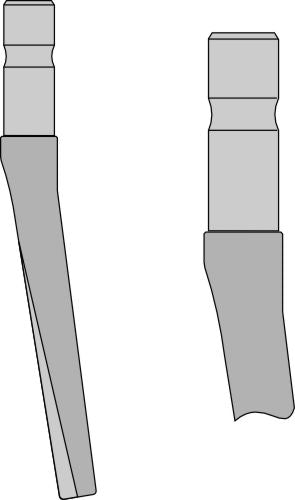 Tinde for rotorharver