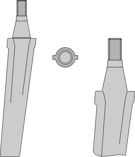 Tind for rotorharver 345 mm