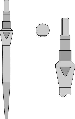 Tind for rotorharver 365 mm