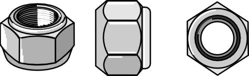 Selvlåsende sekskantmutter - M22x1,5 - 8,8