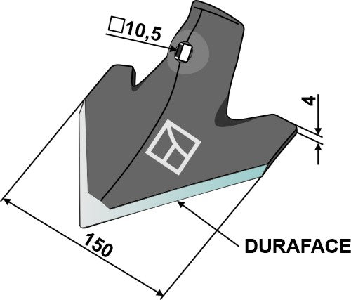 Fogfräs 150 mm – DURAFACE