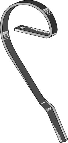 Bromstång, vänster