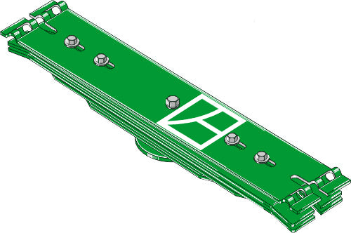 Bladfjädrar – 5 lager 770 mm