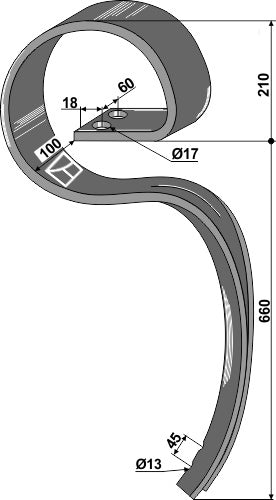Stor harvpinne ''CYCLOPS'' utan skär
