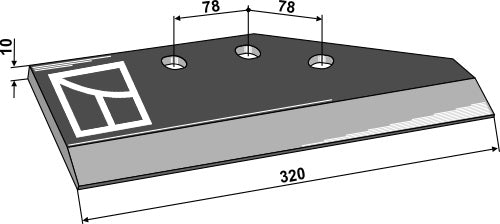 Ersättningsvingar - höger (gammal modell)