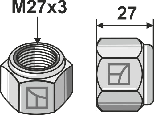 Mutter M27x3
