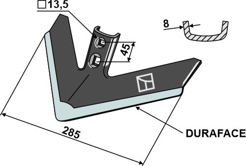 Svep 285 mm – DURAFACE