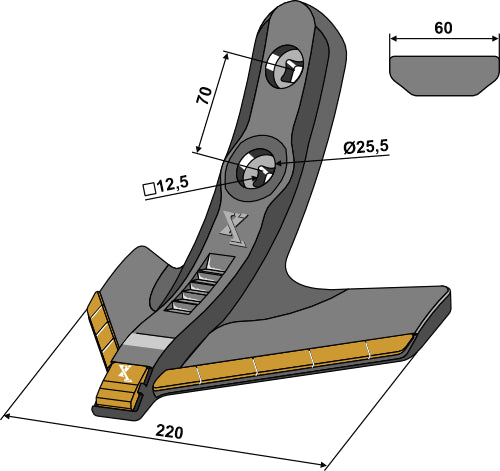 Svep 220 mm – Hårdmetall