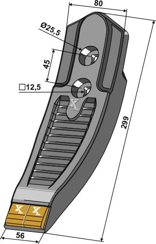 Delspets - Hårdmetall