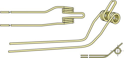 Höremskaft Ø9,5 - höger